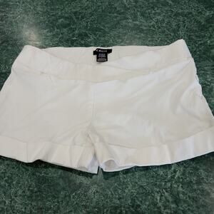 Womens Size Large Calix Shorts 3 In Inseam White Stretch Beach Vacation Summer